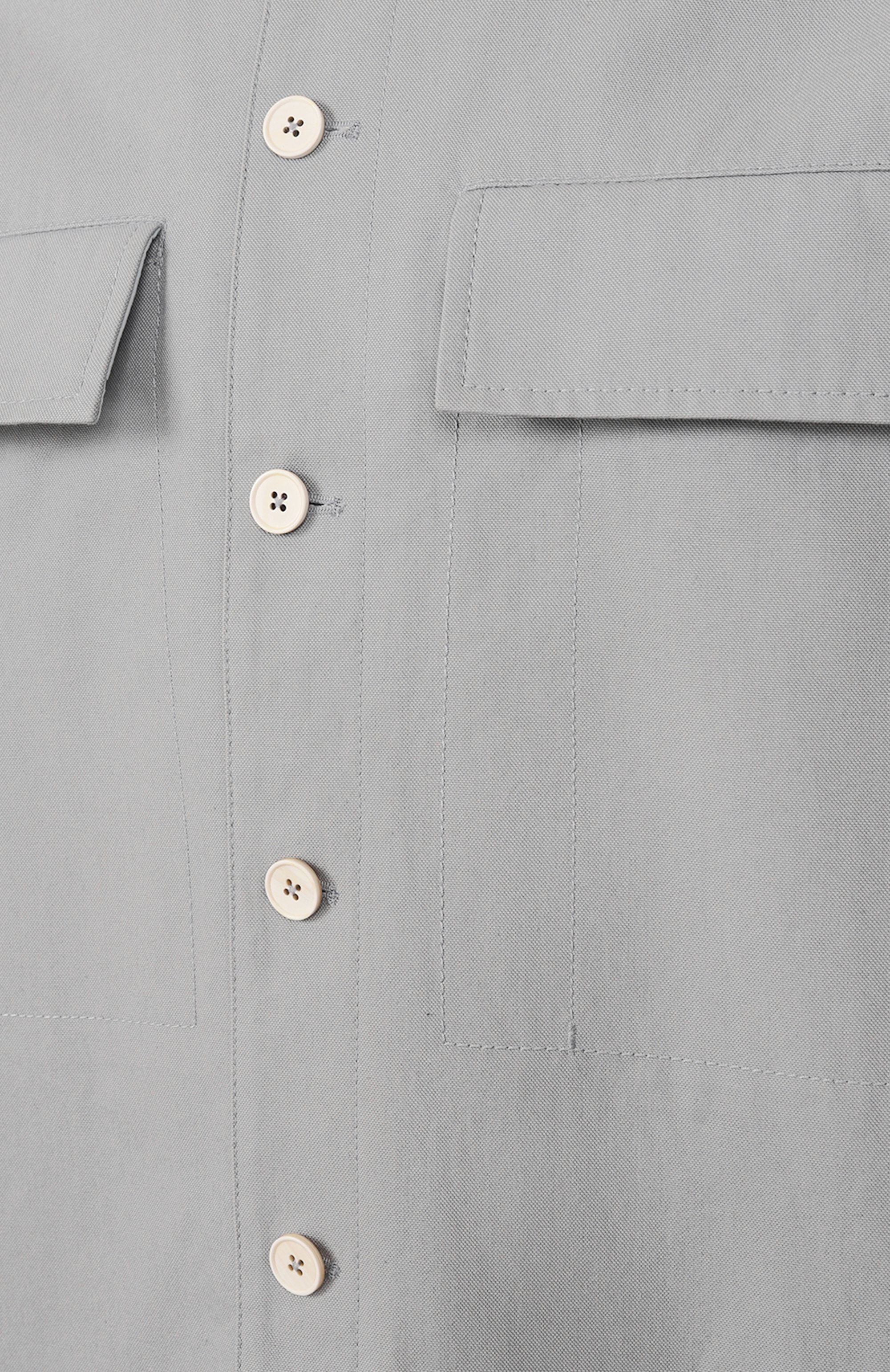 Хлопковая куртка-рубашка JIL SANDER, арт. J47DL0169-J45267, фото 6