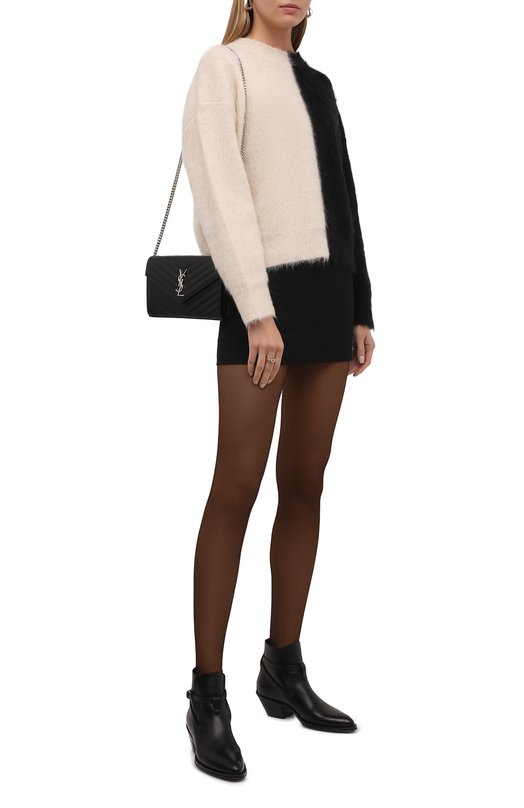 Клатч Monogram mini Saint Laurent 377828/B0W02 Чёрный  377828/B0W02 Фото 3
