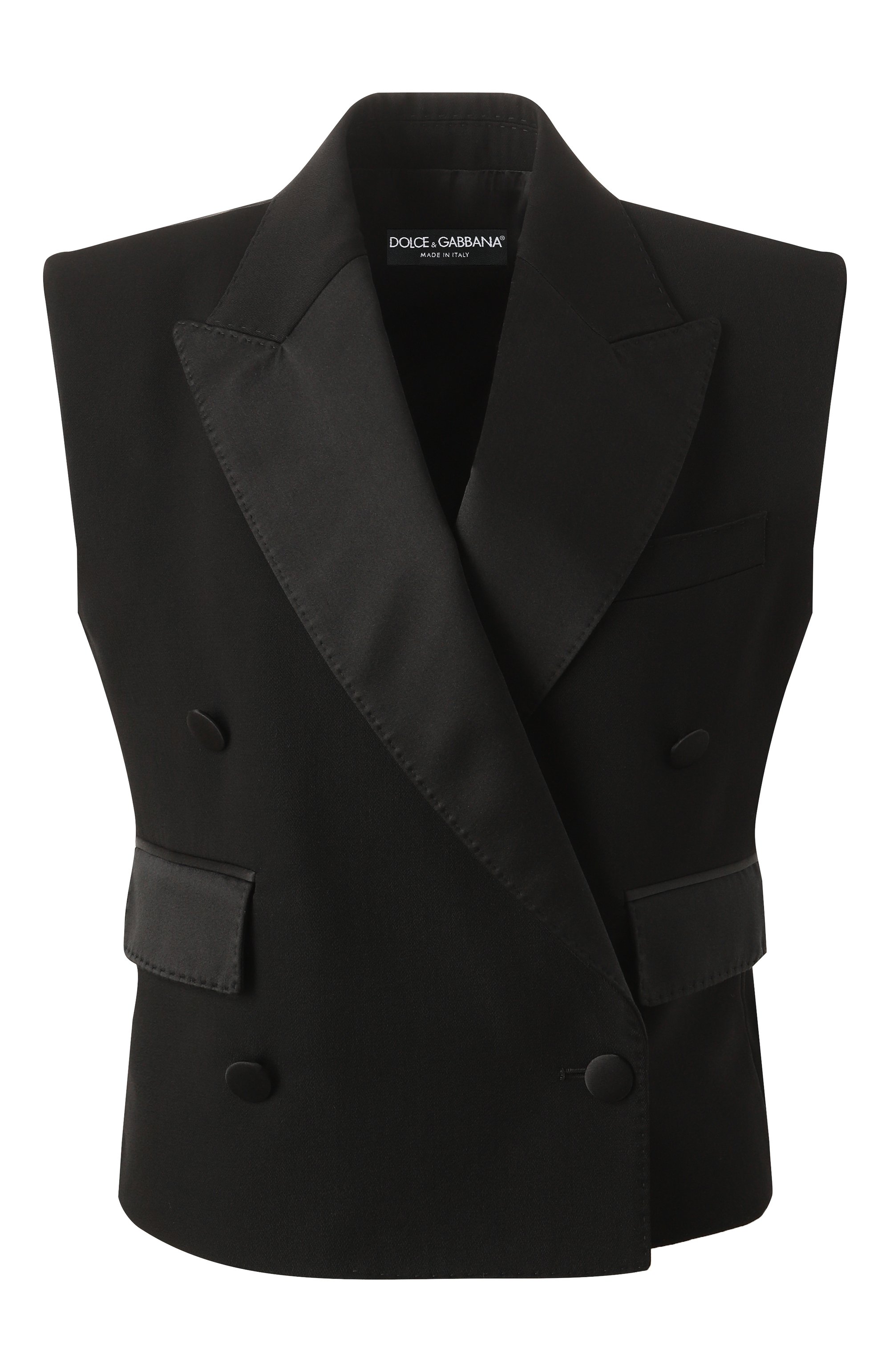 Жилет из шерсти и шелка DOLCE & GABBANA, арт. F29FTT/FU21E, фото 1