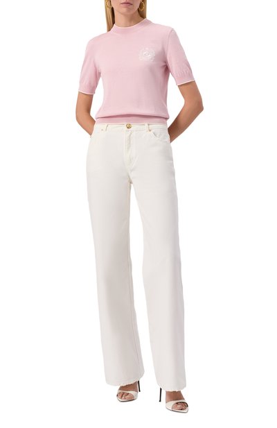 Пуловер из шелка и хлопка BALMAIN, арт. FF1KA115/KI86, фото 2