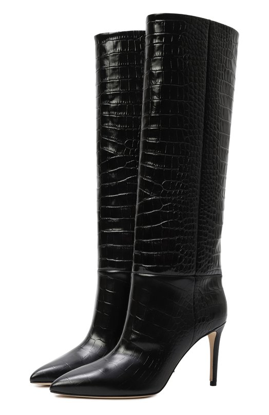 Кожаные сапоги Stiletto 85 Paris Texas PX548-XC0C0 Чёрный PX548-XC0C0