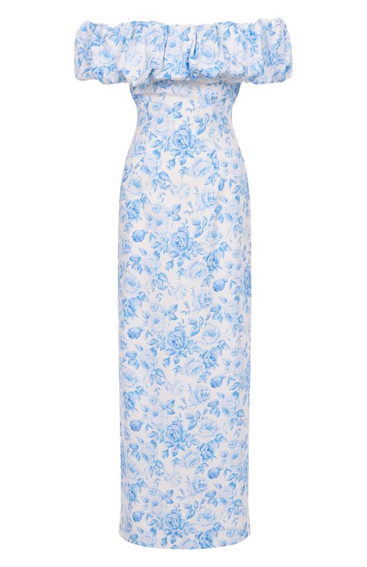 Платье из вискозы ROWEN ROSE DRS_RR388 Голубой DRS_RR388
