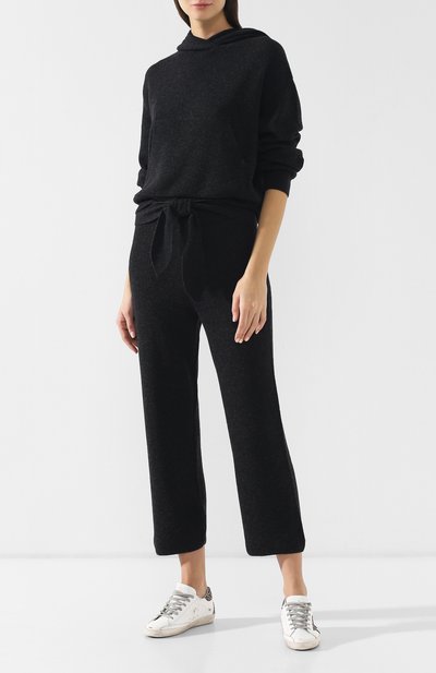 Пуловер из смеси шерсти и вискозы с кашемиром NANUSHKA, арт. M0G_CHARC0AL_CASHMERE BLEND RIB CASHMERE BLEND RIB, фото 2