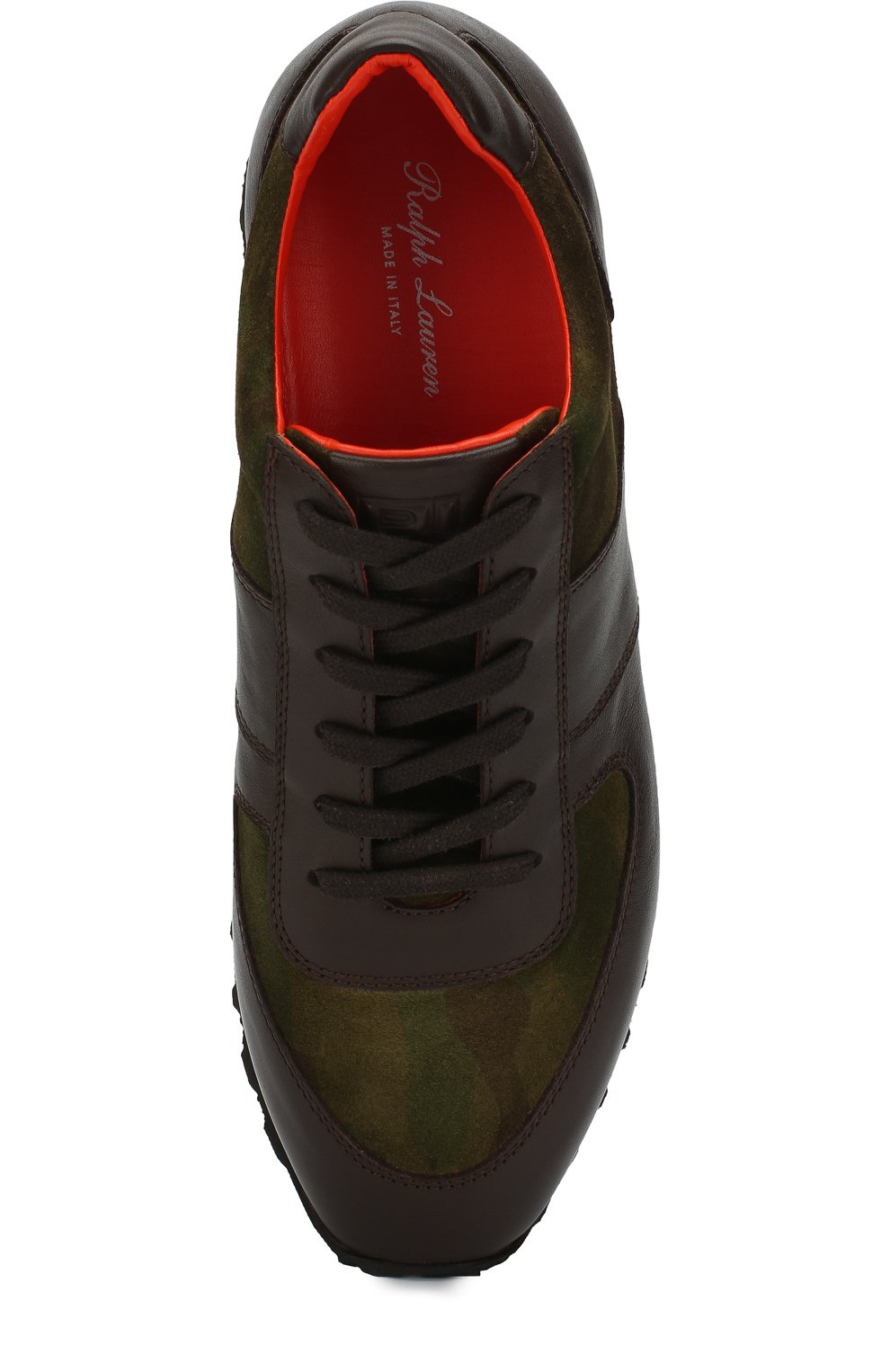 Комбинированные кроссовки на шнуровке RALPH LAUREN, арт. 815673571, фото 5