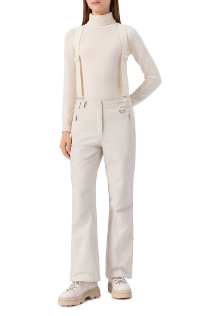 Утепленные брюки YVES SALOMON белого цвета по цене 63700 руб., арт. 25WKP008XXM20W, фото 3 Утепленные брюки YVES SALOMON, арт. 25WKP008XXM20W, фото 3