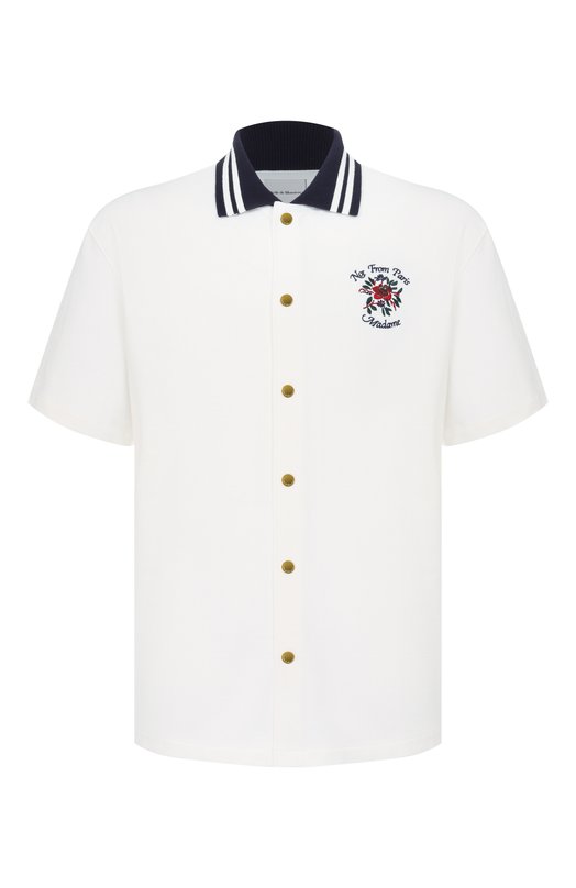 Хлопковая рубашка Drole De Monsieur J-SH247-C0264-0W Белый J-SH247-C0264-0W