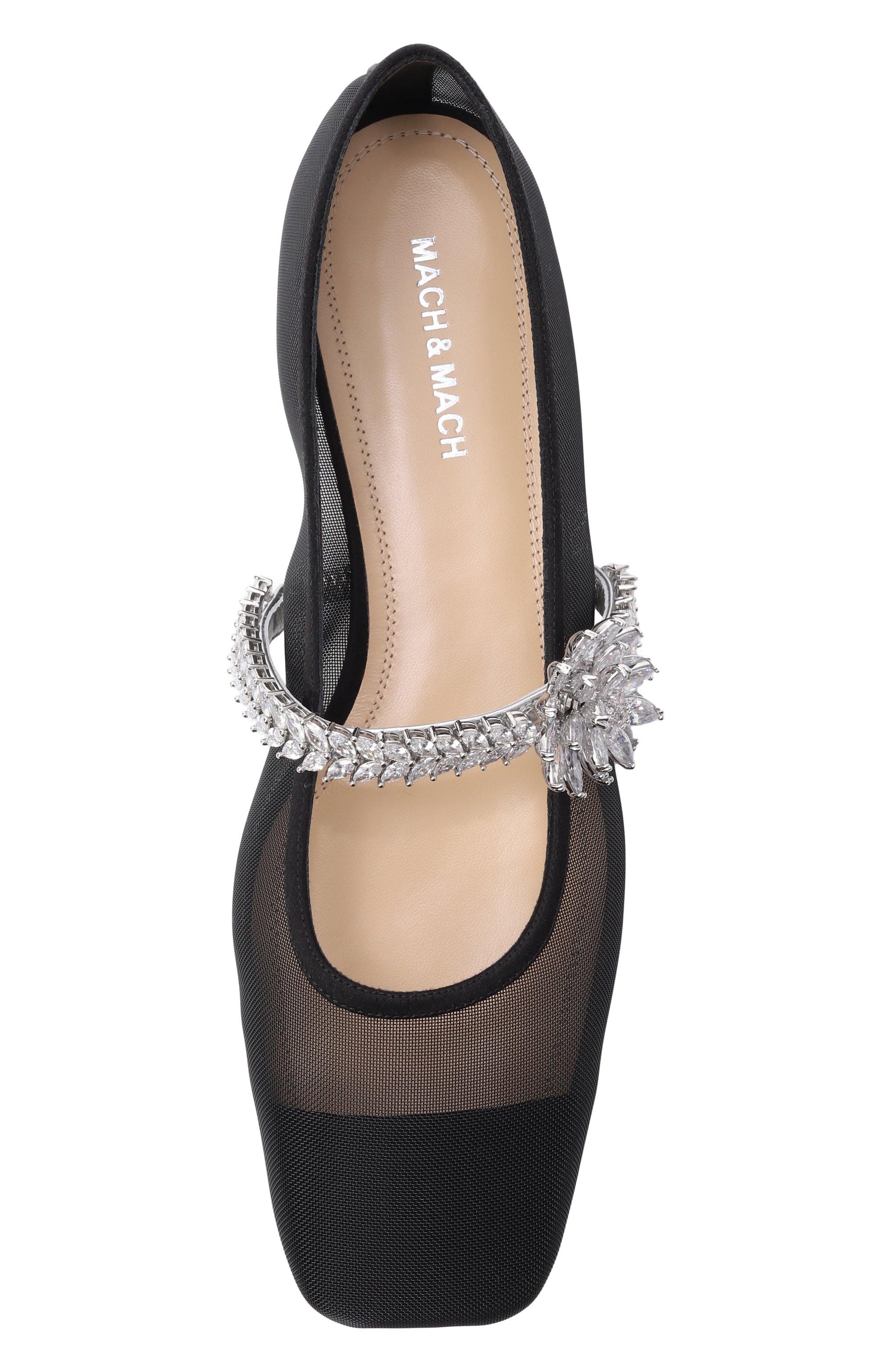 Текстильные балетки lotus flower MACH & MACH, арт. R26S091310NETB17, фото 6