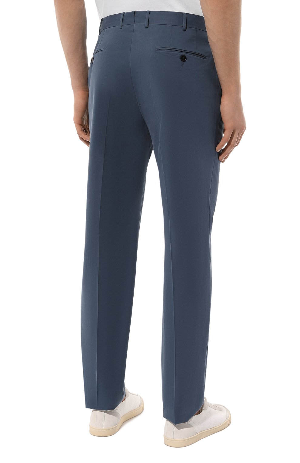 Брюки из хлопка и кашемира ZEGNA, арт. 729F00A7/77TB12, фото 4