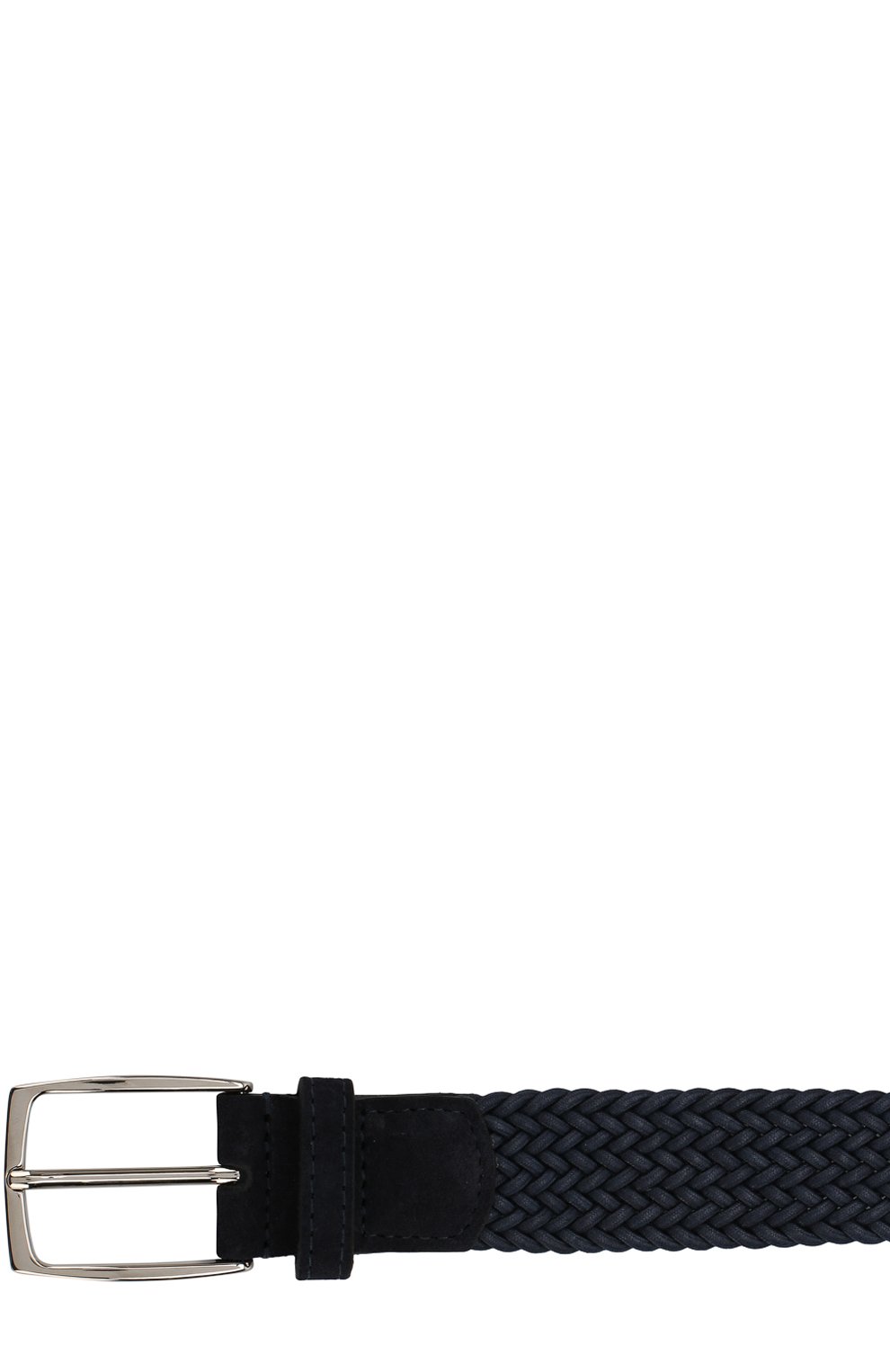 Плетеный текстильный ремень с замшевой отделкой и металлической пряжкой ISAIA, арт. FB0047/PLF41, фото 3