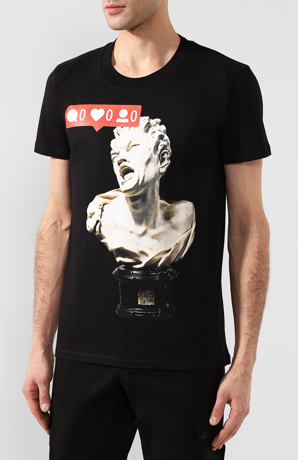 Хлопковая футболка DIEGO VENTURINO, арт. SS20-DV TS ADS, фото 3