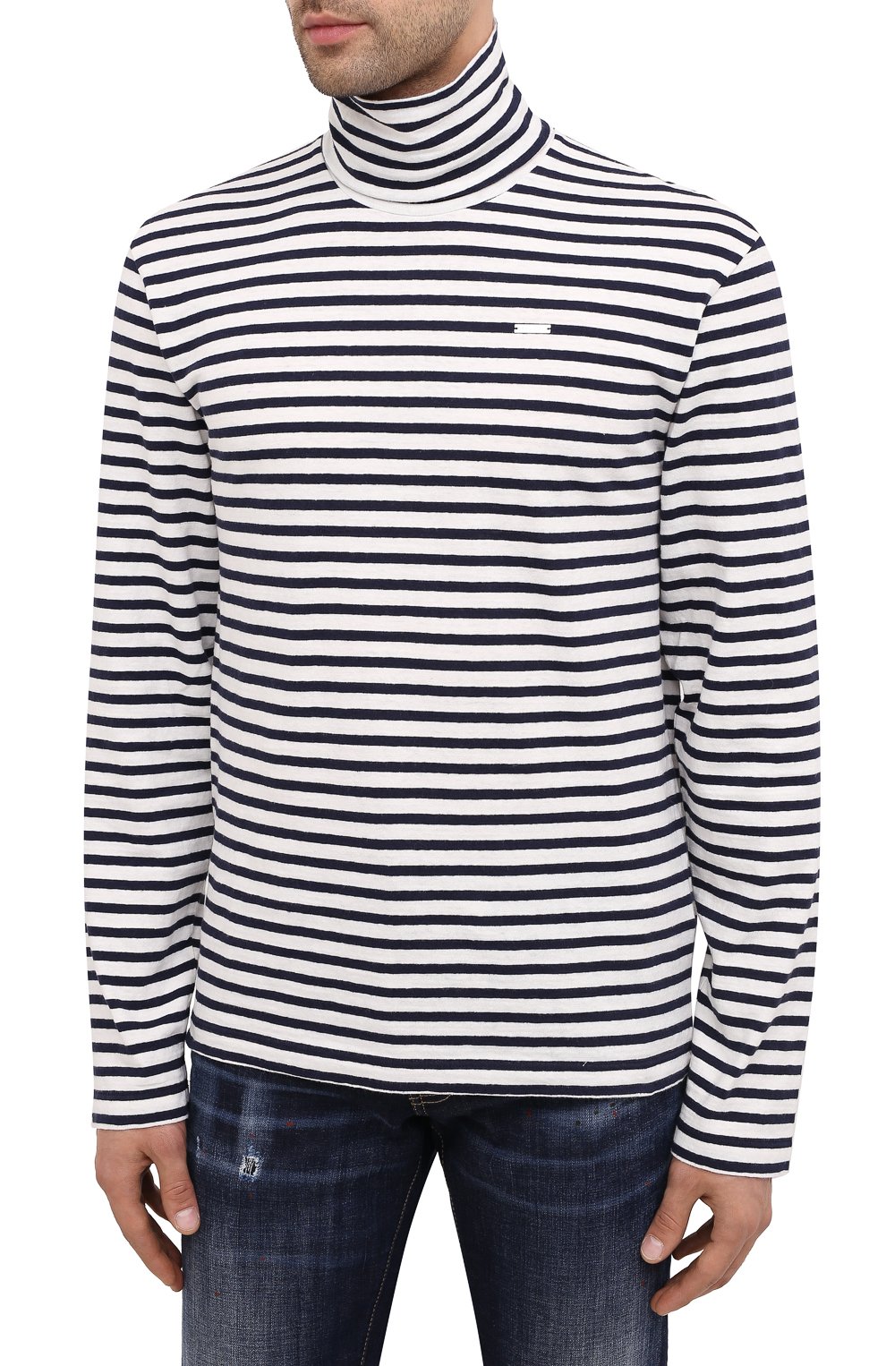 Водолазка из хлопка и льна DSQUARED2, арт. S74GD0767/S23717, фото 3