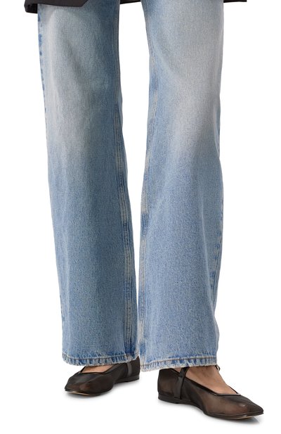 Текстильные балетки mary jane LE MONDE BERYL, арт. MRJ-MES-BLA, фото 3