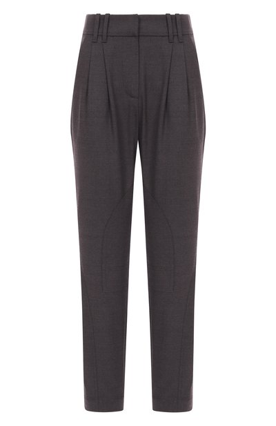 Женские шерстяные брюки BRUNELLO CUCINELLI, арт. MG912P9029