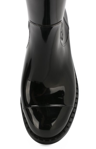 Резиновые сапоги edith JIMMY CHOO черного цвета по цене 42600 руб., арт. EDITH/JC/JCU, фото 5 Резиновые сапоги edith JIMMY CHOO, арт. EDITH/JC/JCU, фото 5