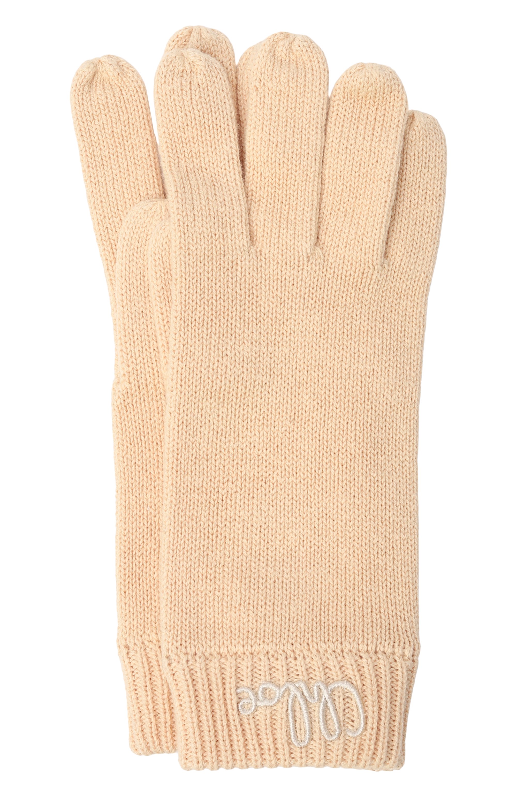 Перчатки из хлопка и шерсти CHLOÉ, арт. C20690, фото 1