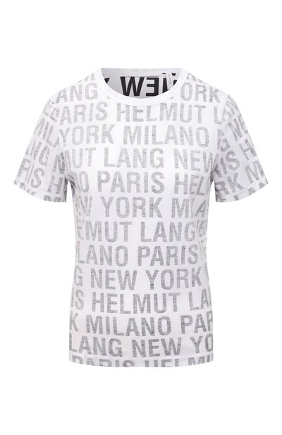 Женская хлопковая футболка HELMUT LANG, арт. L09HW516