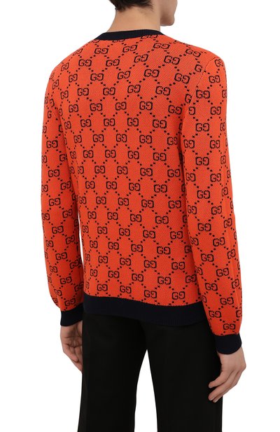 Свитер из шерсти и хлопка GUCCI, арт. 661174/XKBXI, фото 4
