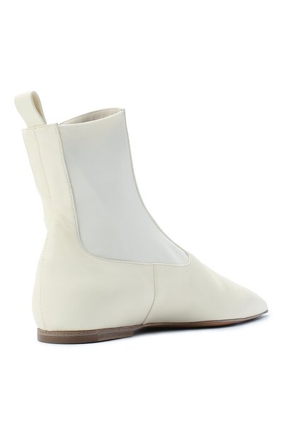 Кожаные ботинки JIL SANDER белого цвета по цене 78150 руб., арт. JS35100A-12031, фото 4 Кожаные ботинки JIL SANDER, арт. JS35100A-12031, фото 4
