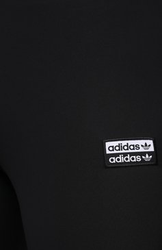 Женские шорты ADIDAS ORIGINALS черного цвета, арт. GD3882 | Фото 5 (Длина Ж (юбки, платья, шорты): Мини; Кросс-КТ: Спорт; Стили: Спорт; Женское Кросс-КТ: Шорты-спорт, Шорты-одежда; Драгоценные камни: Проставлено; Материал сплава: Проставлено)