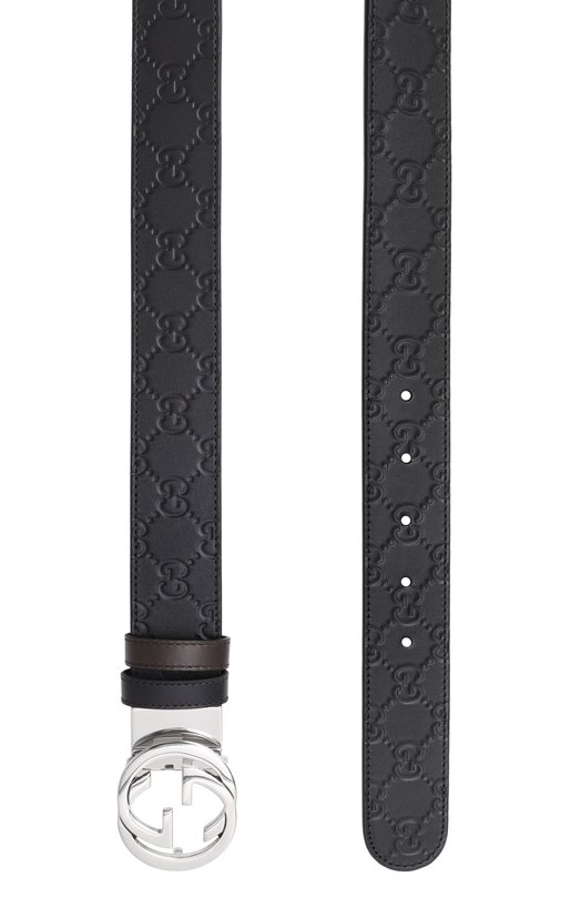 Двусторонний ремень Gucci 473030/CWCWN Чёрный  473030/CWCWN Фото 3