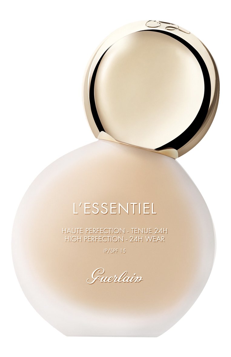 Тональное средство с матовым эффектом l'essentiel spf 15, 01w (30ml) GUERLAIN  цвета, арт. G043098 | Фото 1 (Нос: Не проставлено; Региональные ограничения белый список (Axapta Mercury): Не проставлено; Финишное покрытие: Матовый; SPF фильтр: Низкий (5-20))