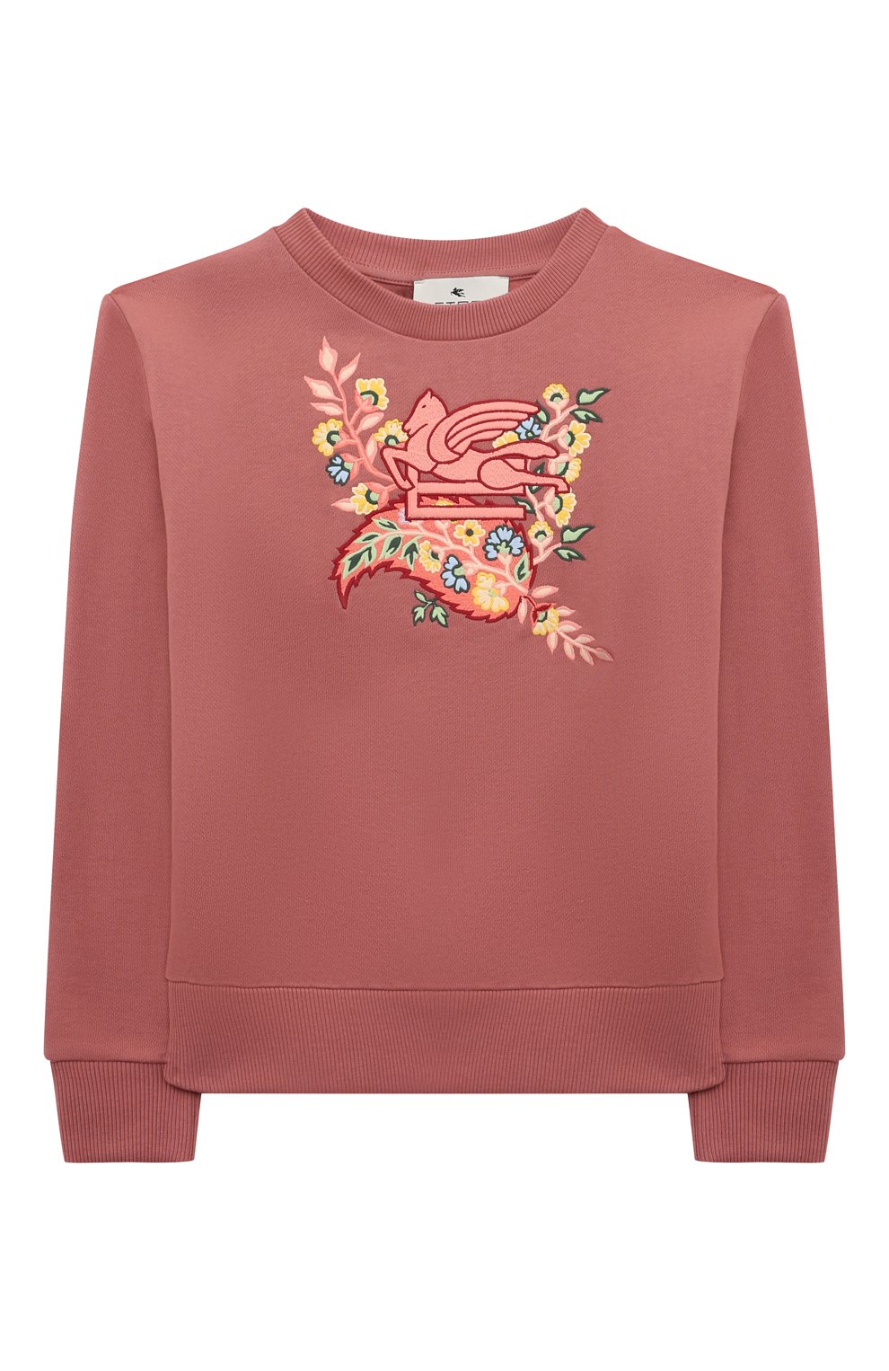 Хлопковый свитшот ETRO темно-розового цвета по цене 28150 руб., арт. GV4A60, фото 1 Хлопковый свитшот ETRO, арт. GV4A60, фото 1