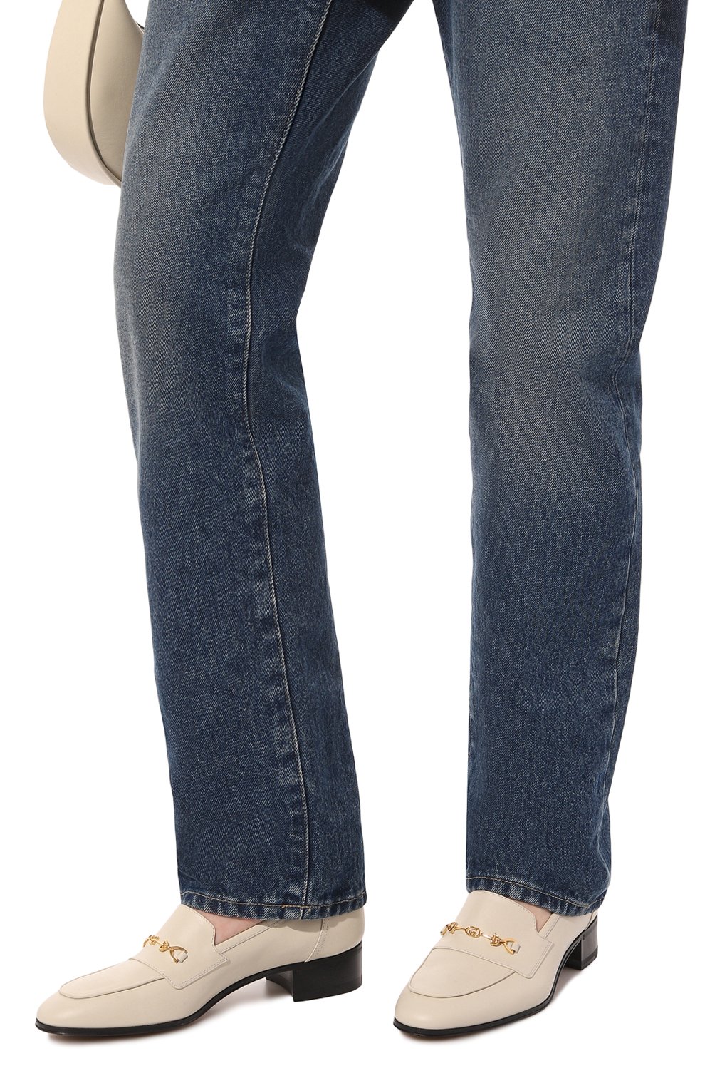 Кожаные лоферы horsebit GUCCI, арт. 658268 1W600, фото 3