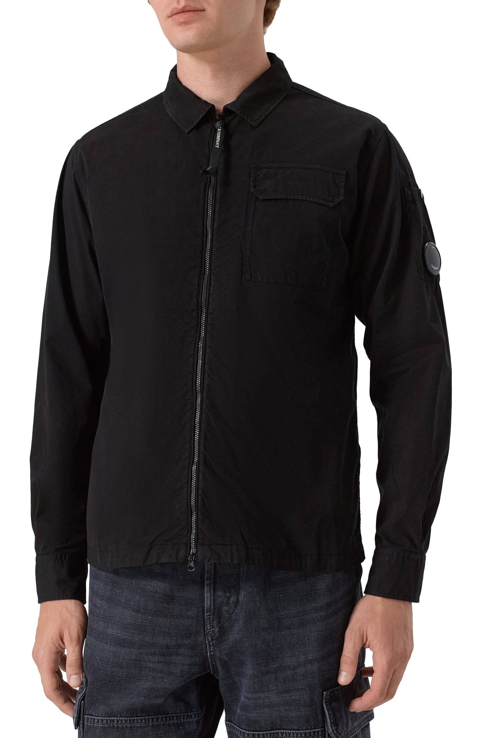 Хлопковая куртка-рубашка C.P. COMPANY, арт. RCCM0S705A110143G, фото 3