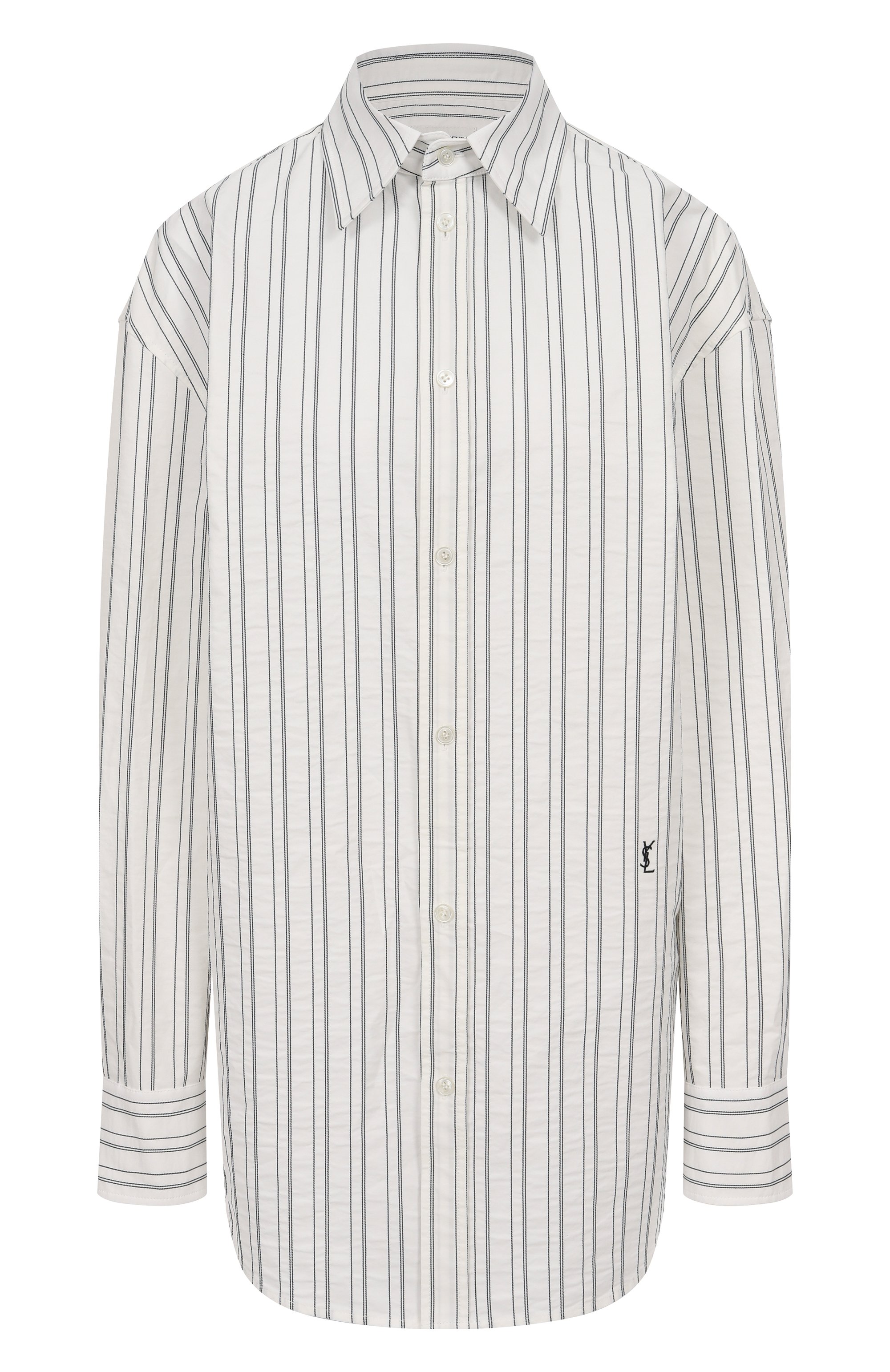 Хлопковая рубашка SAINT LAURENT, арт. 829703/Y6K54, ф�ото 1