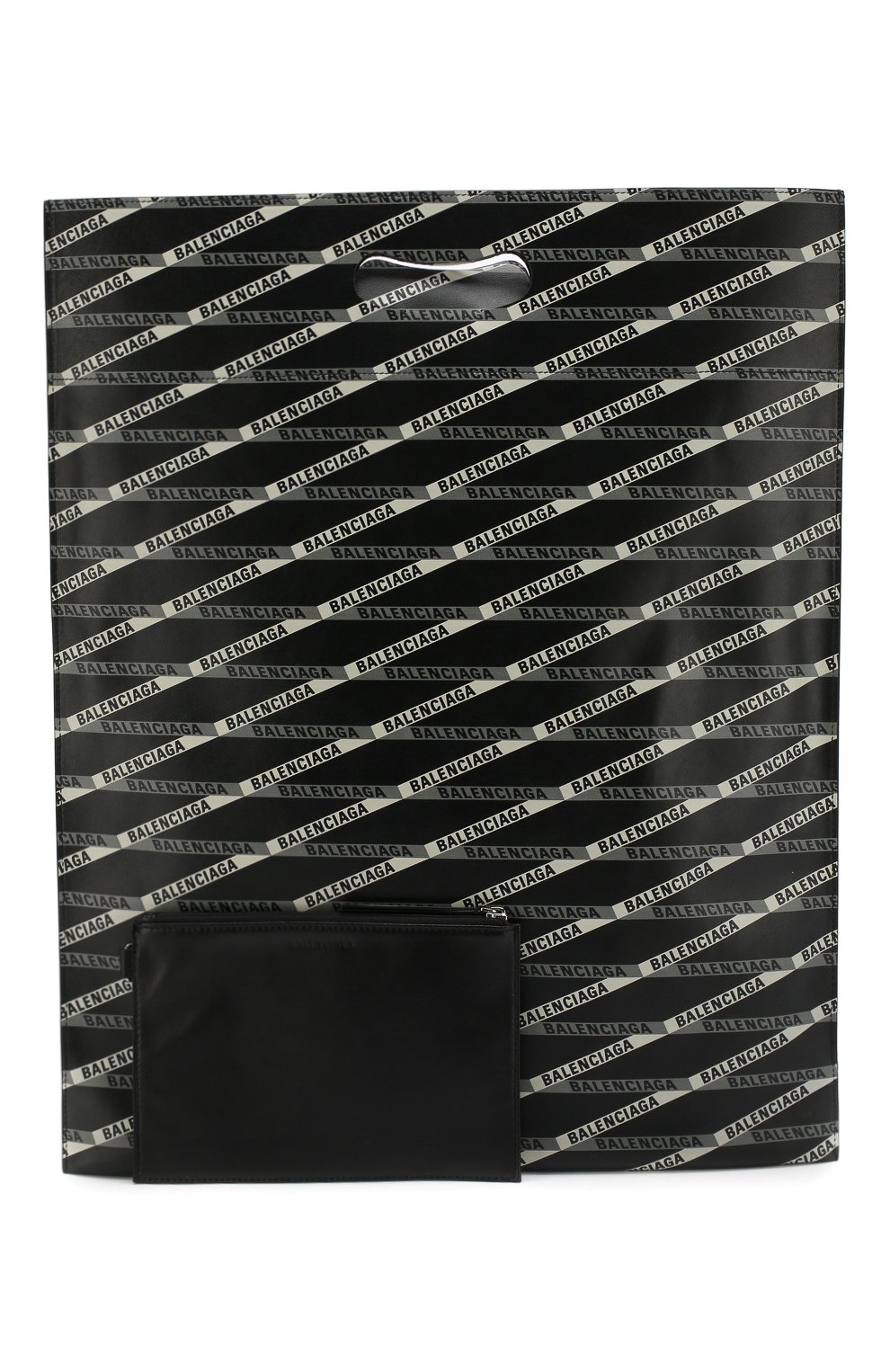 Кожаная сумка-шопер с принтом BALENCIAGA, арт. 541906/0XT2N, фото 5