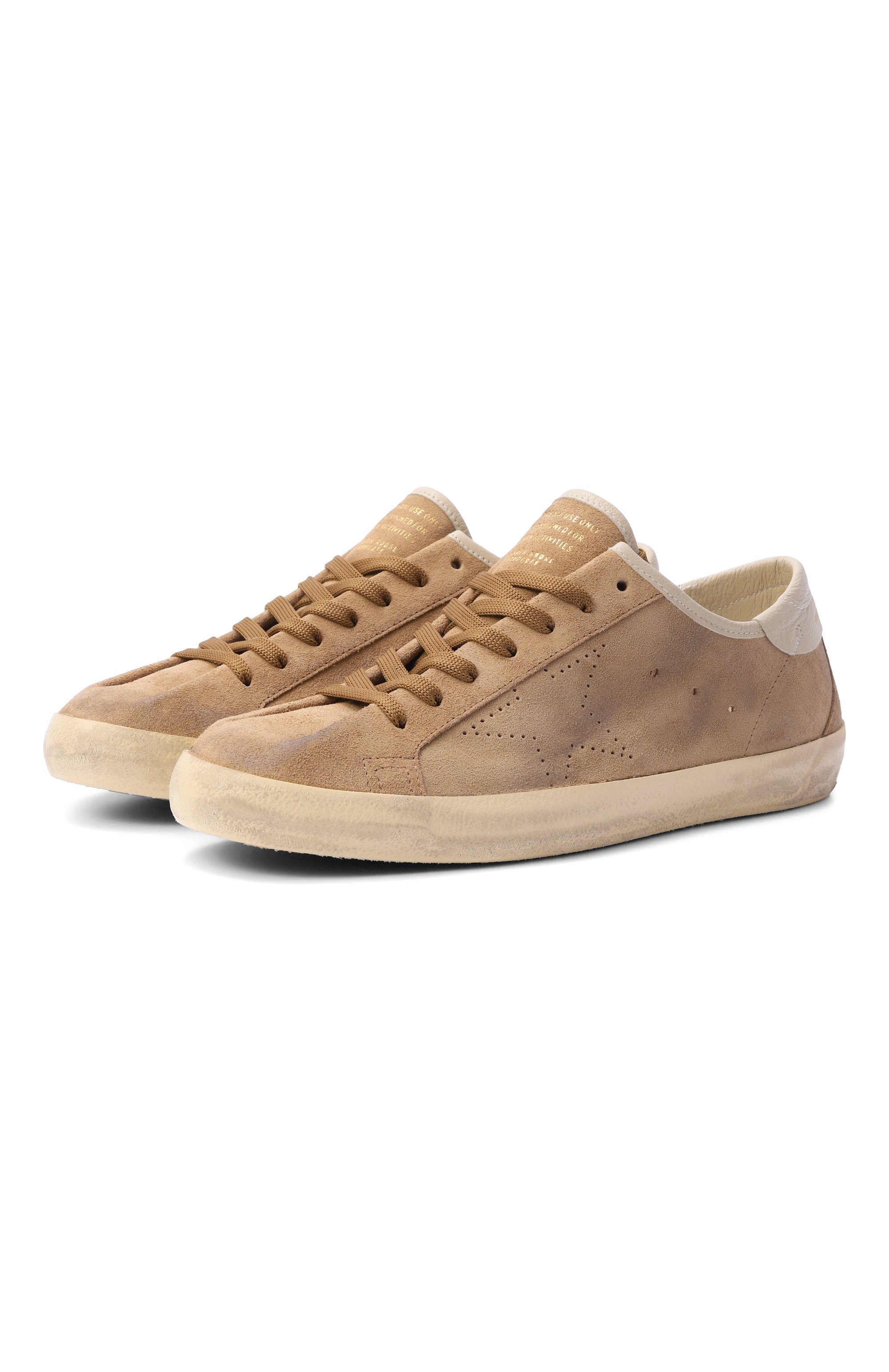 Замшевые кеды super-star GOLDEN GOOSE DELUXE BRAND, арт. GMF01077.F008593, фото 1