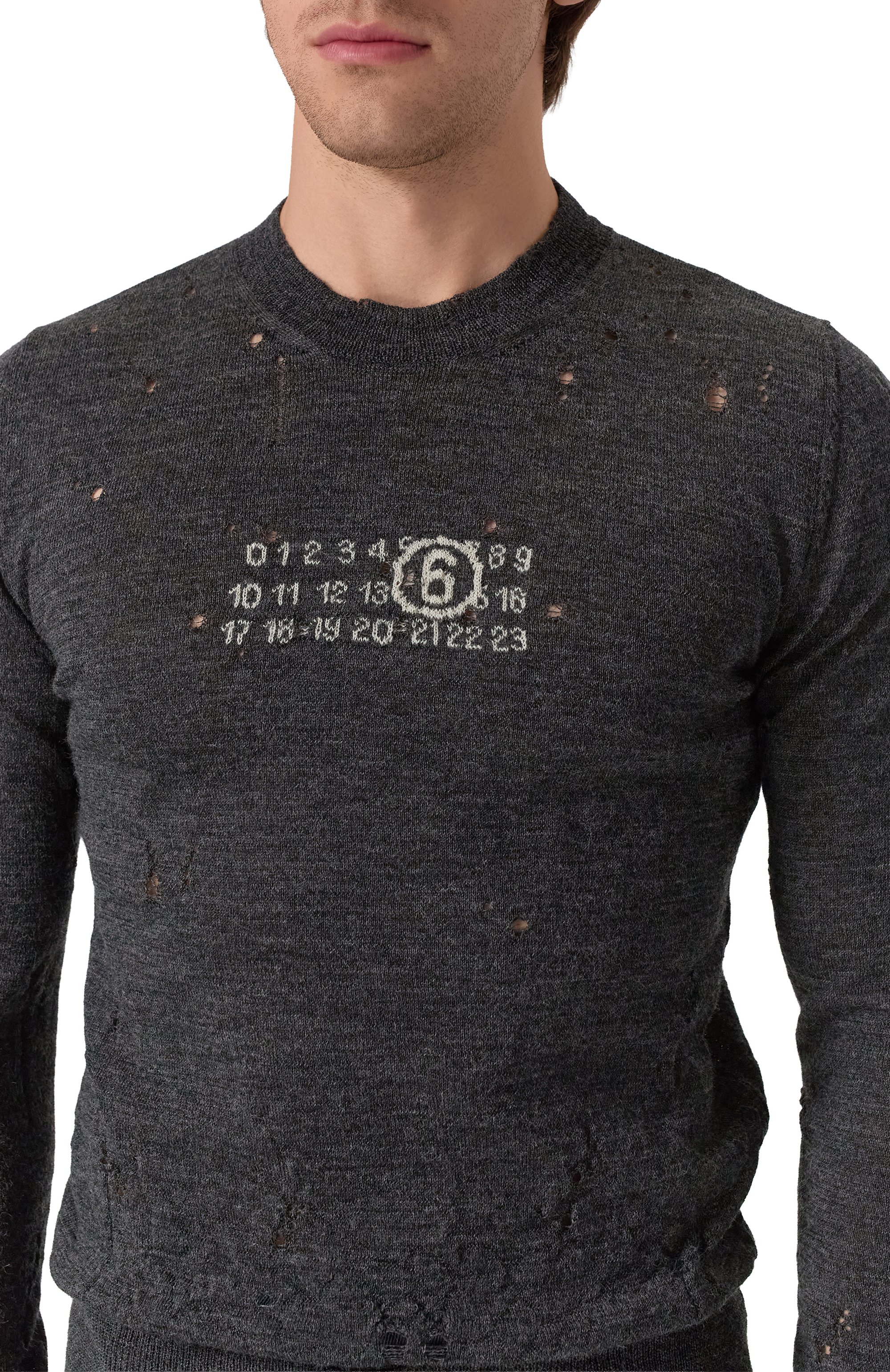 Шерстяной джемпер MM6, арт. SH0HL0033/M13134, фото 5