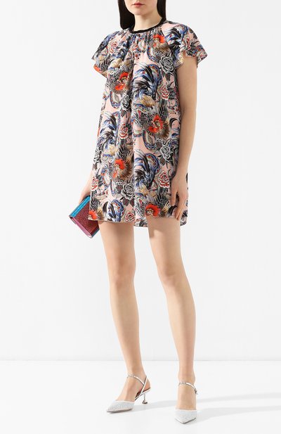 Шелковое платье REDVALENTINO разноцветного цвета по цене 48400 руб., арт. RR0VAD65/SJB, фото 2 Шелковое платье REDVALENTINO, арт. RR0VAD65/SJB, фото 2