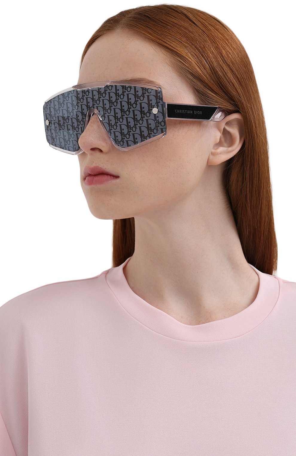 Солнцезащитные очки DIOR EYEWEAR прозрачного цвета по цене 69950 руб., арт. DI0RXTREM MU 85B8, фото 2 Солнцезащитные очки DIOR EYEWEAR, арт. DI0RXTREM MU 85B8, фото 2