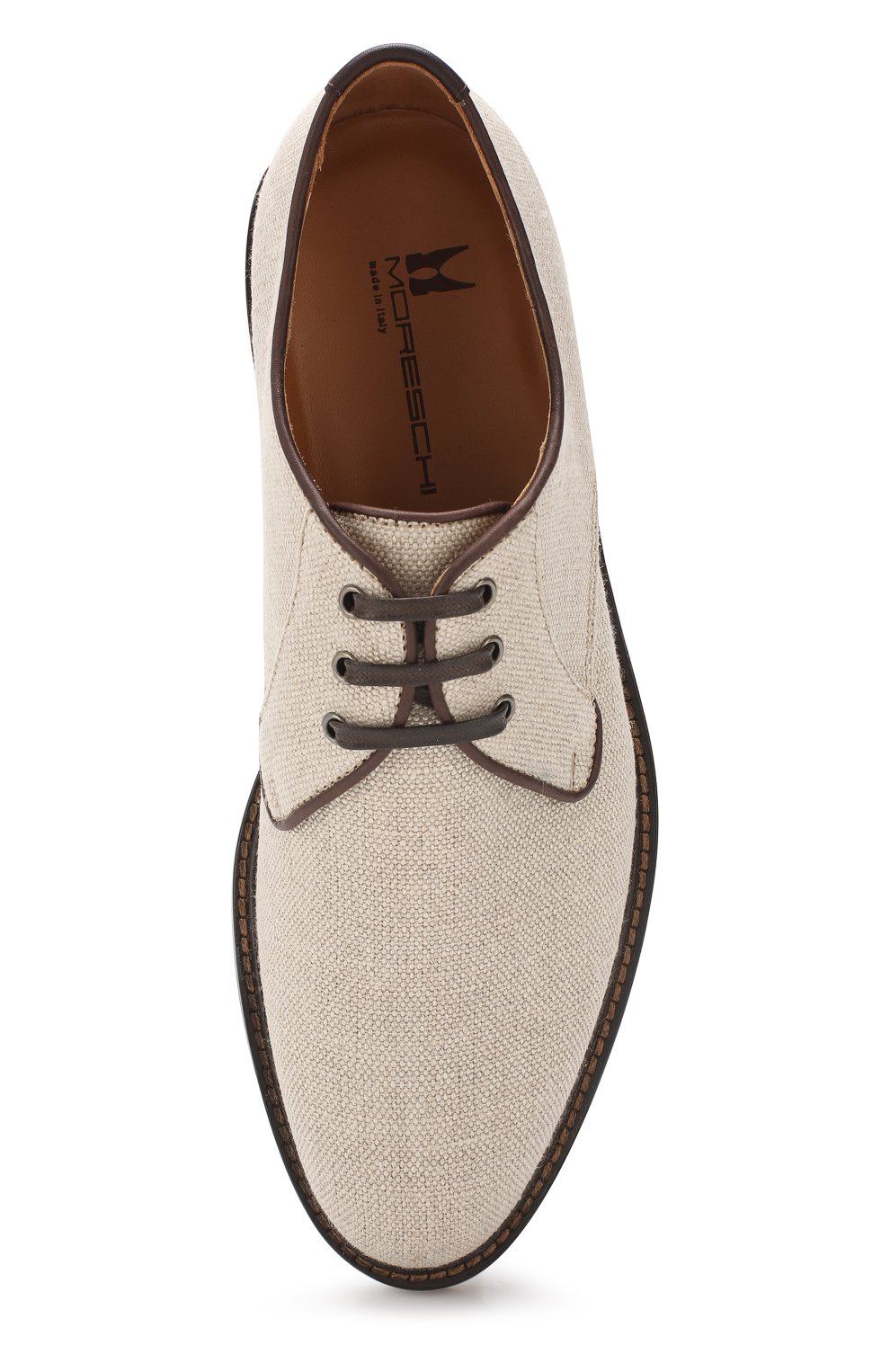 Текстильные дерби MORESCHI, арт. 42960/EM/LINEN, фото 5