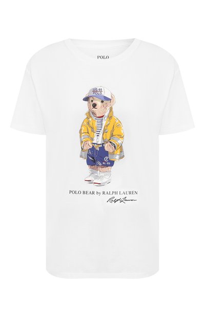 Женская хлопковая футболка POLO RALPH LAUREN, арт. 211783908