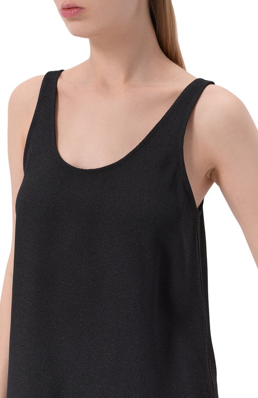 Топ из вискозы TOTEME 252-WRT0510-FB0240 Чёрный  252-WRT0510-FB0240 Фото 5