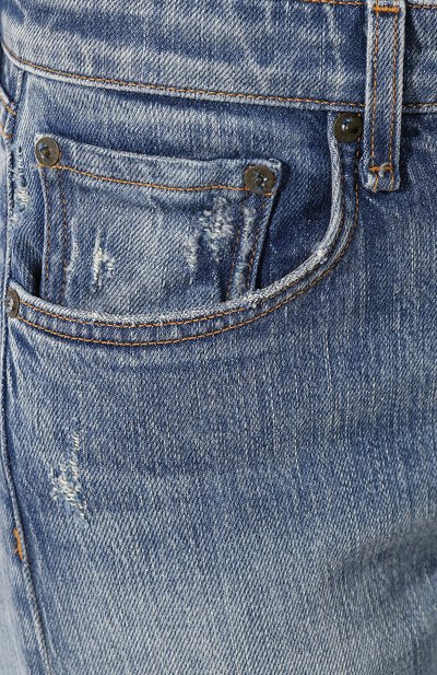 Джинсы RAG AND BONE синего цвета по цене 29350 руб., арт. WDD19F2532I9NS, фото 5 Джинсы RAG AND BONE, арт. WDD19F2532I9NS, фото 5