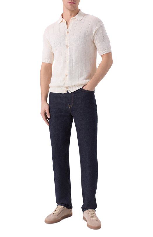 Кардиган изо льна и хлопка MVST MS60-1233-01MU Кремовый  MS60-1233-01MU Фото 2