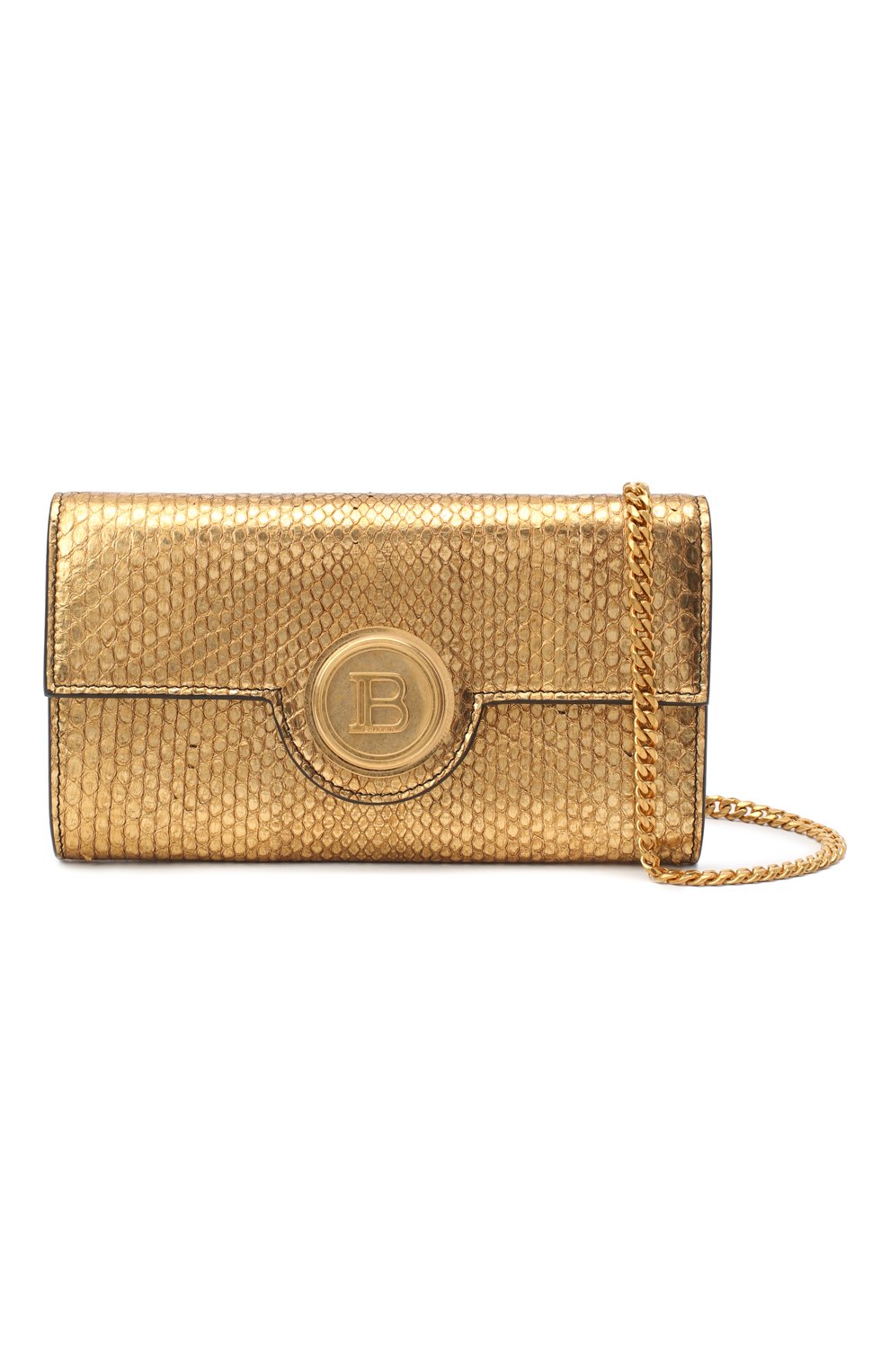 Сумка из кожи питона BALMAIN, арт. UN1M098/LPCS/PRET, фото 5