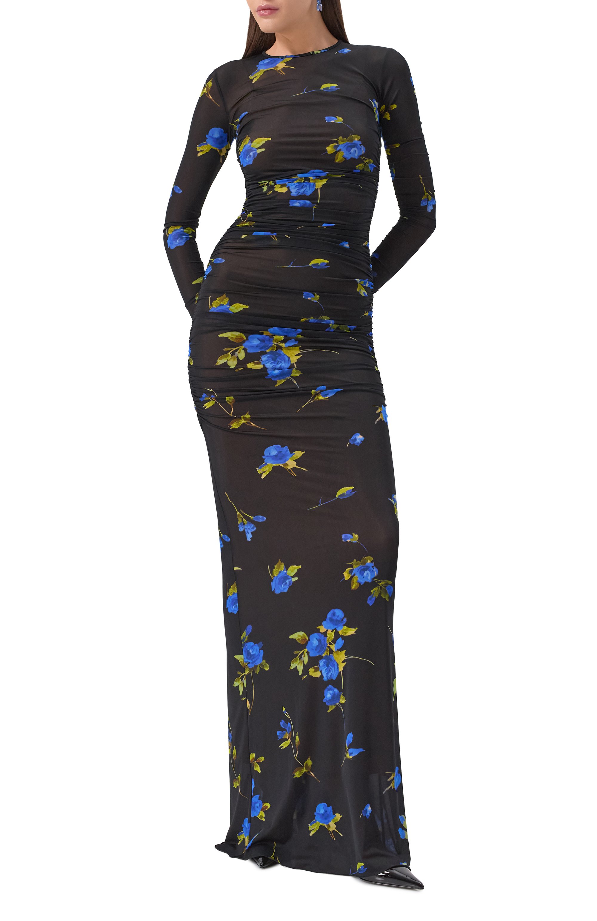 Платье BLUMARINE черного цвета по цене 114500 руб., арт. 2A726A/F9905, фото 3 Платье BLUMARINE, арт. 2A726A/F9905, фото 3