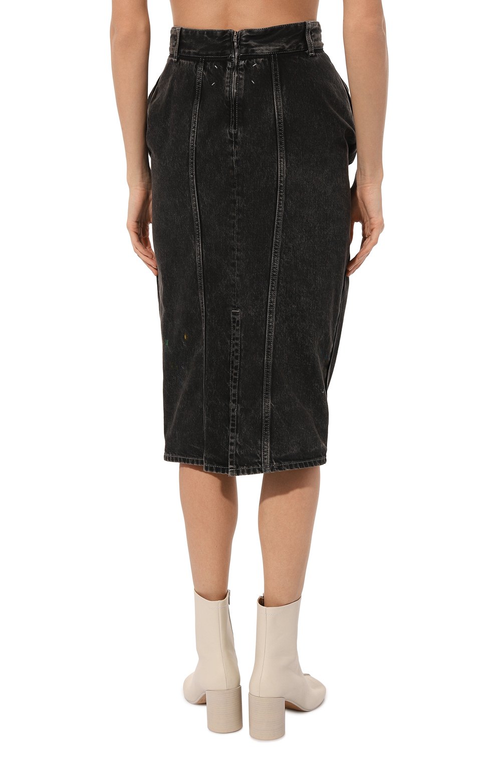 Джинсовая юбка MAISON MARGIELA, арт. S51MA0493/S30842, фото 4
