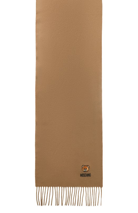 Шерстяной шарф Moschino 50124/M5783 Бежевый  50124/M5783 Фото 4