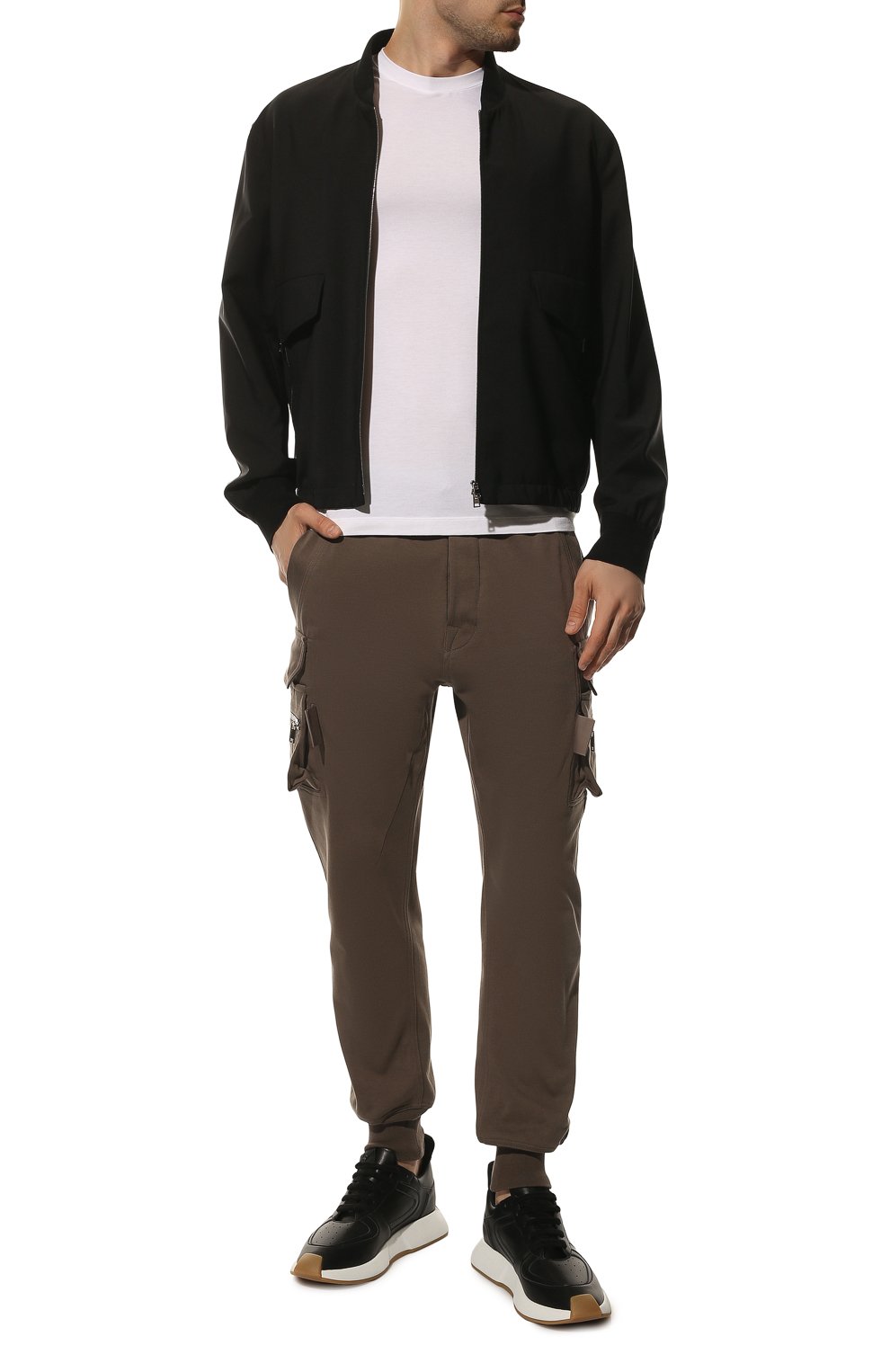 Хлопковые джоггеры RICK OWENS, арт. RU02B2396/BA, фото 2