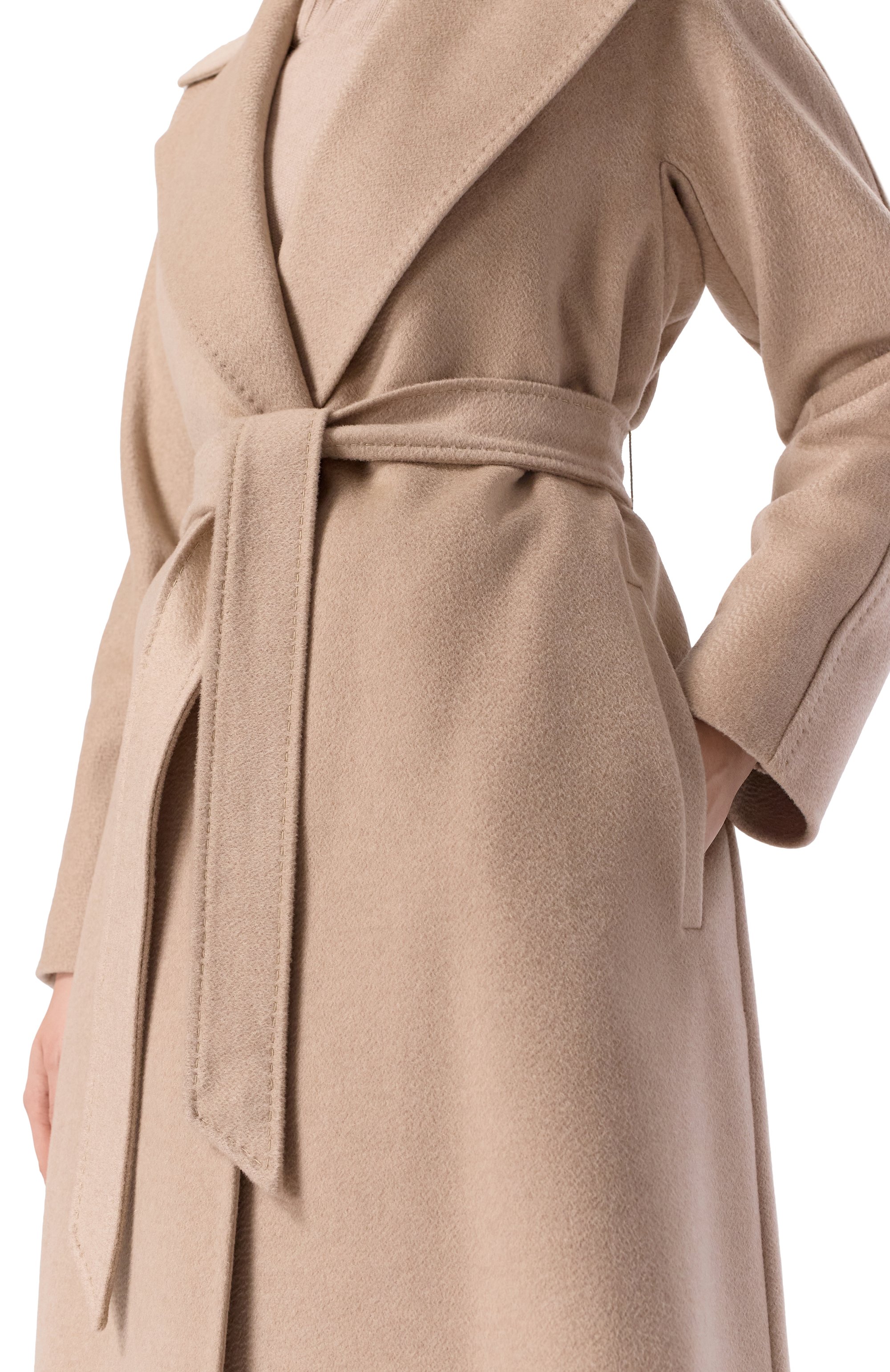 Кашемировое пальто MAX MARA STUDIO, арт. EUCLIDE, фото 5