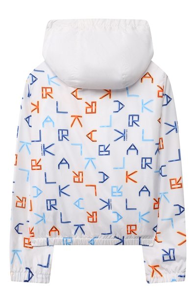 Анорак KARL LAGERFELD KIDS разноцветного цвета по цене 16200 руб., арт. Z26076, фото 2 Анорак KARL LAGERFELD KIDS, арт. Z26076, фото 2