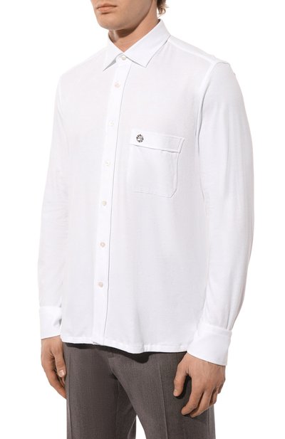 Хлопковая рубашка STEFANO RICCI, арт. CJ006948/TE2600, фото 3