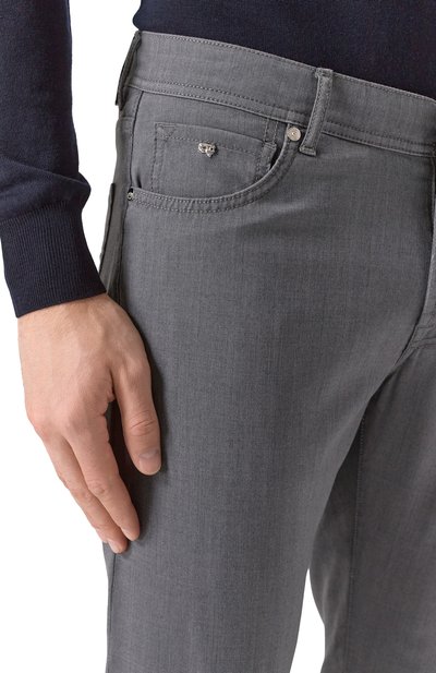 Шерстяные брюки MARCO PESCAROLO, арт. NERAN0M/5123, фото 5