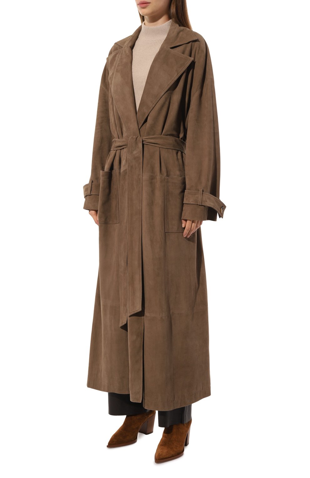 Замшевый плащ YANINA, арт. T-2720, фото 3