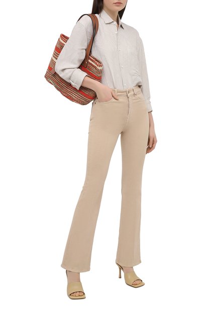 Джинсы 7 FOR ALL MANKIND бежевого цвета по цене 26800 руб., арт. JSQNV500SA, фото 2 Джинсы 7 FOR ALL MANKIND, арт. JSQNV500SA, фото 2